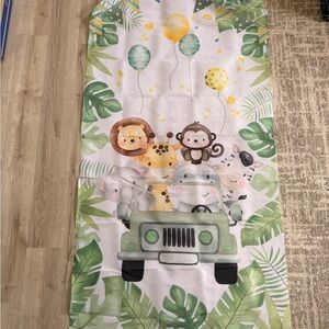 Safari Animal arch sheet or hanging banner